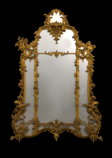 Grand and Fine English Carved Giltwood 2ae1c