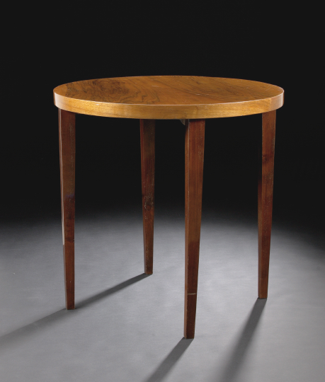 Art Deco Walnut Occasional Table  2ac1f