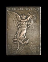 French Bronze Argente 1900 Exposition