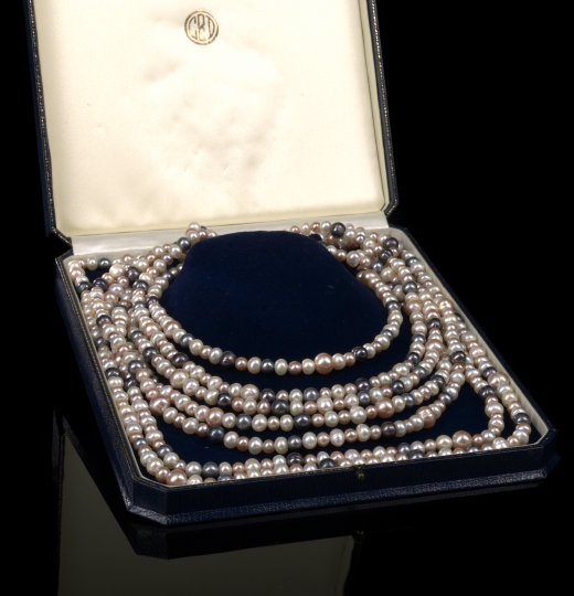 Dramatic Necklace of Cultured Pearls  2b2a0