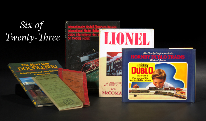 Twenty-Three Books on Lionel and Model Trains