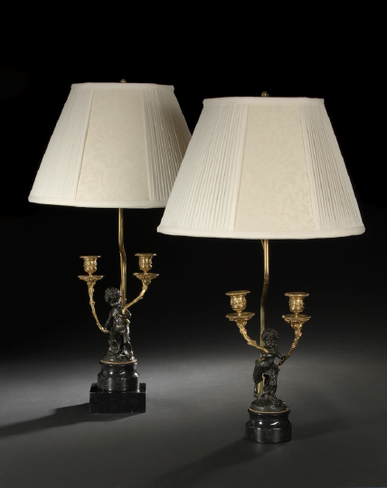 Pair of French Parcel Gilt Patinated 2b51d
