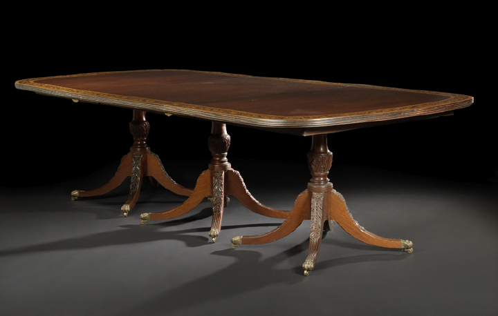 George III-Style Mahogany Dining Table, 