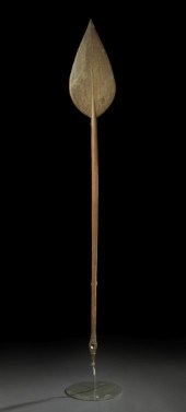African Ceremonial Spear intricately 2b6c1