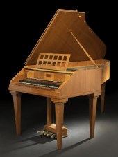 A Neupert Double Manual Harpsichord,