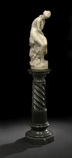 Italian Carrara Marble Figure of 2b9ce