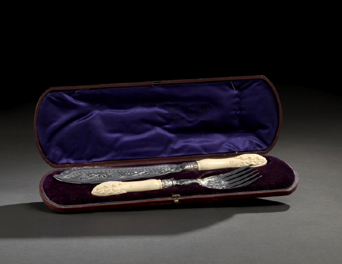 Victorian Cased Silverplate and 2b776