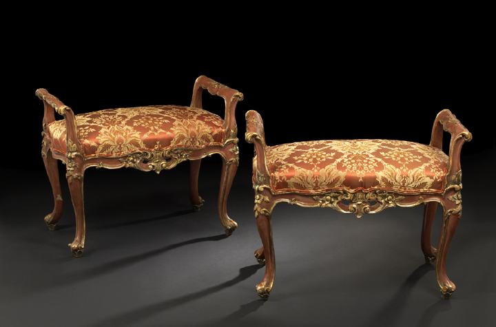 Pair of Louis XV Style Polychromed 2b7aa