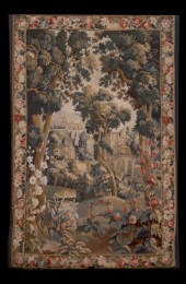 Attractive French Verdure Tapestry Panel,