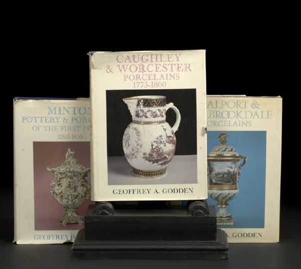 Nine Books on British Porcelain and Pottery