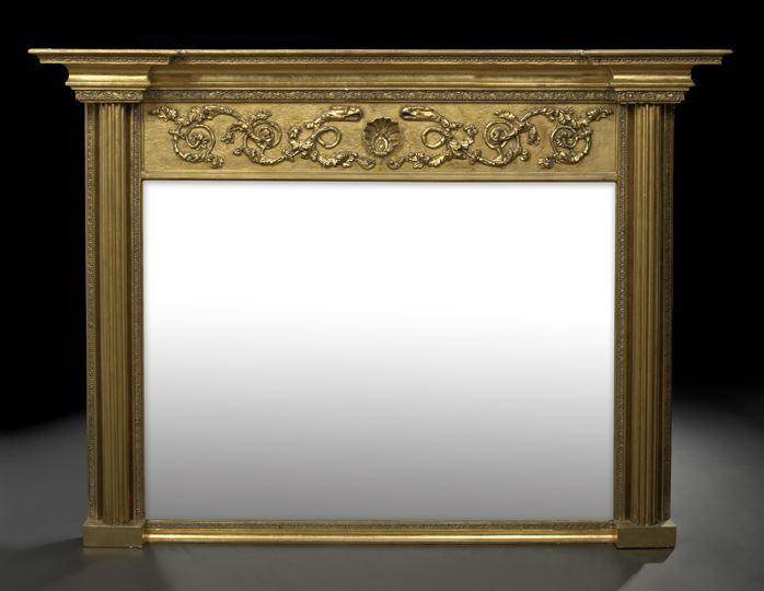 Giltwood Overmantel Mirror in 2bba5
