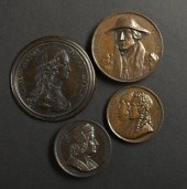 Four Continental Portrait Medals  2bc15