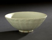 Fine Chinese Celadon Lotus Bowl,  Ming