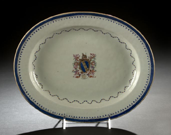 Chinese Export Porcelain Oval Armorial 2c281