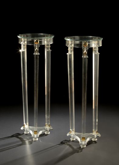 Pair of Contemporary Glass and 2c574