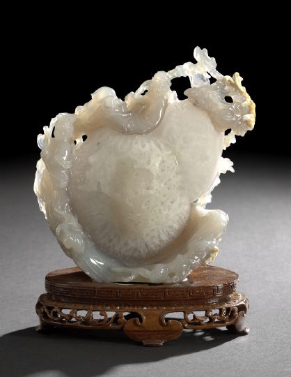 Unusual Chinese Carved Agate Group 2c894