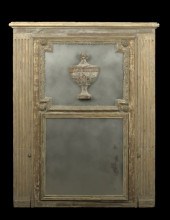 Large French Carved and Painted Beechwood