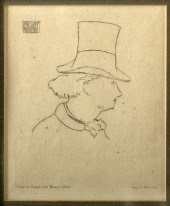 Edouard Manet (French, 1832-1883)  Profile