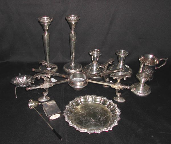 Group of Eleven Silver and Silverplate