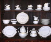 Thirty-Eight-Piece Group of Porcelain,
