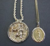 Two Religious Medals the first 2dc5e