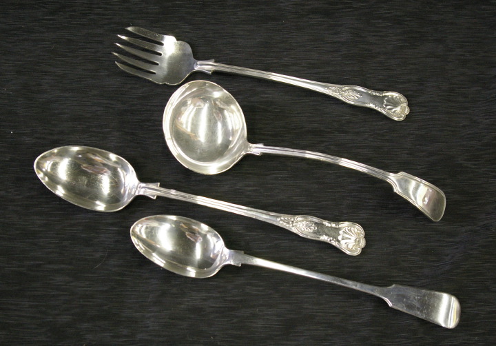 Four English Silverplated Items,