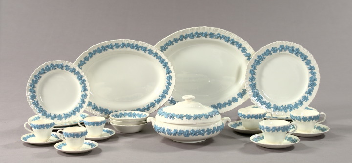 Ninety-Four-Piece Wedgwood Pale Blue and