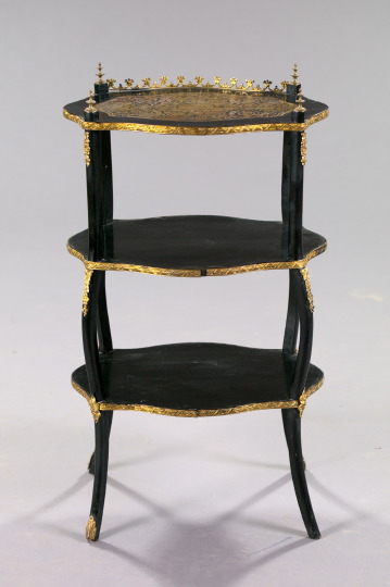 French Gilt Brass Mounted and Boulle Inlaid 2e1ca