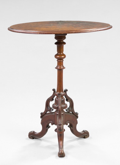 Continental Rococo Revival Carved Walnut