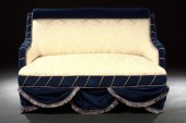 Victorian Upholstered Love Seat,  late