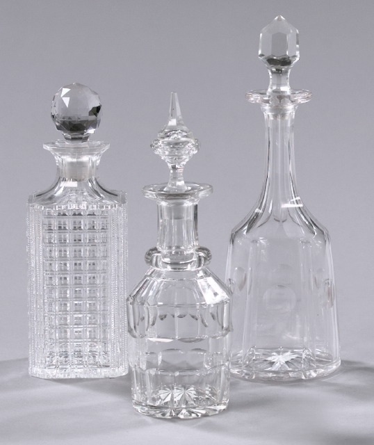 Group of Three Decanters consisting 2e837