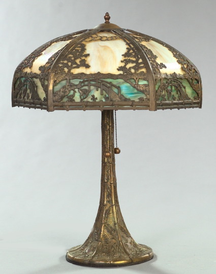 Large Empire Lamp Brass Chicago  2e707