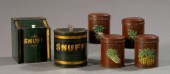 Group of Six Canisters consisting 2ed11