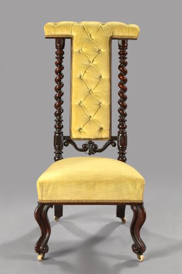 Victorian Mahogany Fireside Chair  2ed55