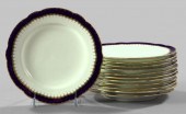 Group of Twelve Porcelain Dessert Plates,
