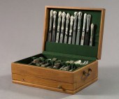 Cased Forty-Eight-Piece Group of Assembled