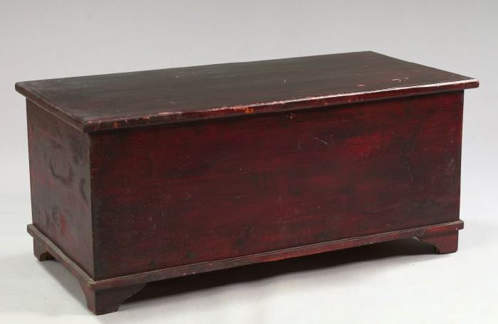 Large Chippendale-Style Cedar Chest,