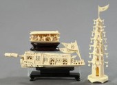 Group of Three Oriental Carved 2f152