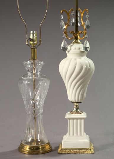 Two Continental Table Lamps consisting 2ee0b