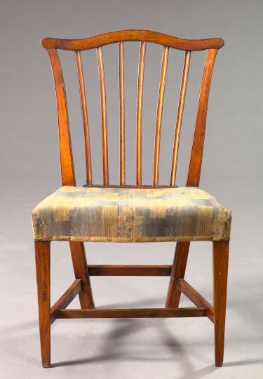 English Oak Sidechair,  late 19th century,