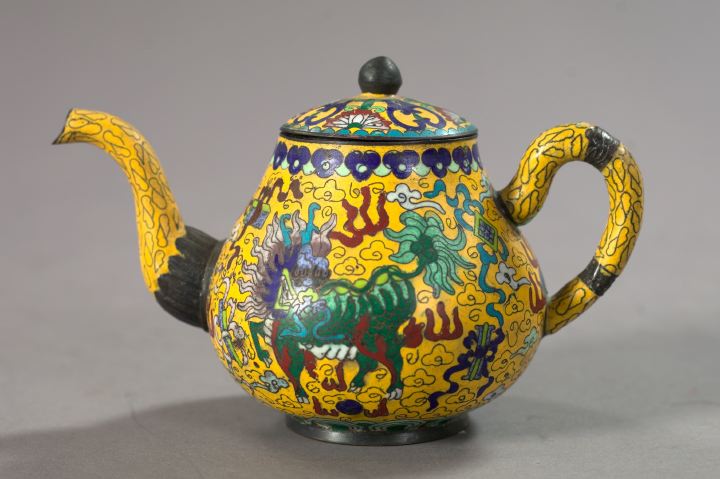 Chinese Cloisonne Teapot fourth 2eee4