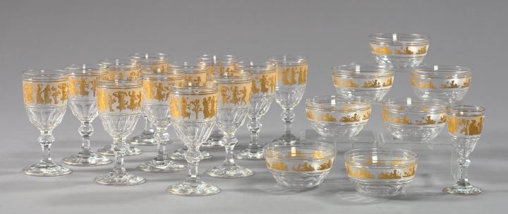 Collection of Twenty Glass Goblets  2f762