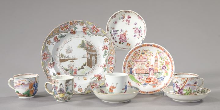 Nine Piece Collection of Porcelain  2f871