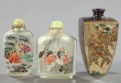 An Oriental Vase and Two Snuff 2f604