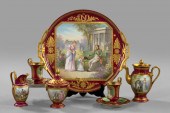 Eight Piece Sevres Style Porcelain 2f6f5