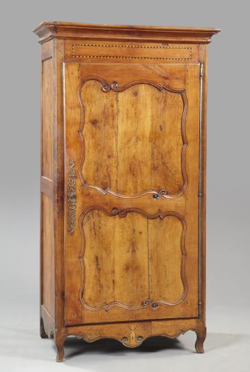 Provincial Louis XV-Style Fruitwood and Oak