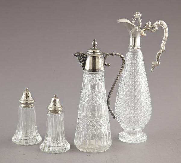 Four-Piece Group of Glassware,  consisting