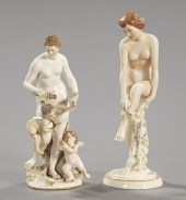 Two Continental Porcelain Figures, 