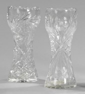 Group of Two American Glass Vases  2fcc7