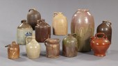 Collection of Eleven Pieces of Stoneware